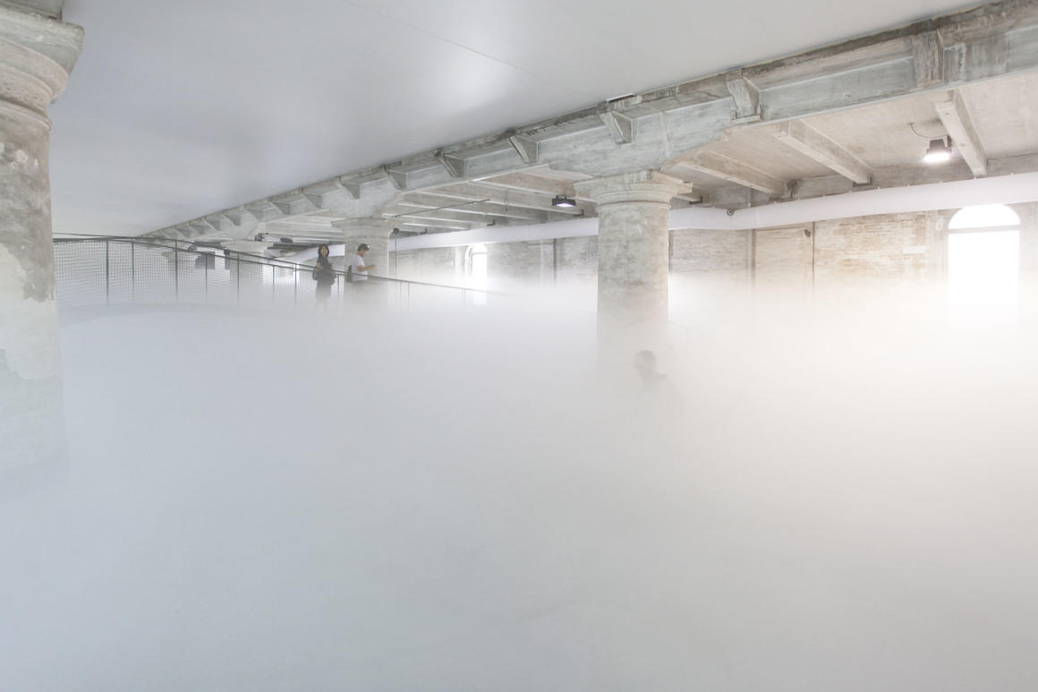 Transsolar & Tetsuo Kondo Architects, Cloudscapes, Venice Architecture Biennale, 2010.<br> © Tetsuo Kondo