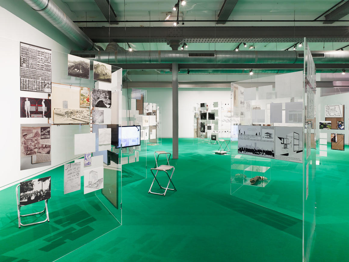 Sick Architecture, exhibition design by OFFICE Kersten Geers David Van Severen, 2022<br>	